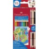 Farebné ceruzky Children of the world, 10 + 6 rôznych farieb