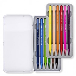 Akvarelové ceruzky v plechovej krabičke, 146 10G, 12 rôznych farieb