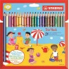 Farebné ceruzky Trio thick, 24 rôznych farieb