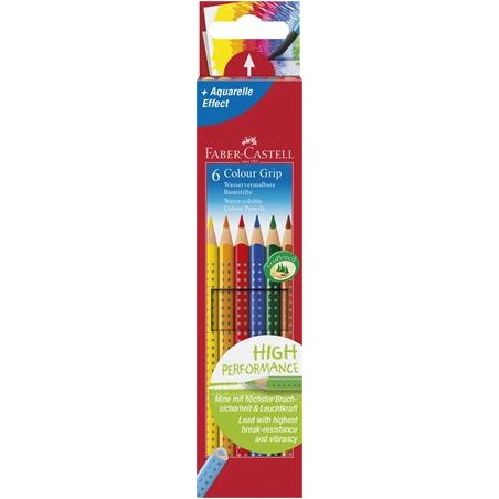 Farebné ceruzky Grip 2001, 6 rôznych farieb