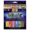 Farebné ceruzky Magic 3408, 12+1 rôznych farieb
