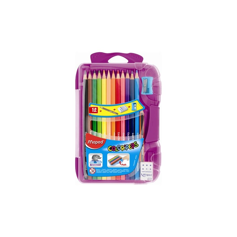 Farebné ceruzky Color Peps Smart box, 12 ks
