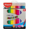 Farebné ceruzky, plechová škatuľa, Color Peps, 18 rôznych farieb