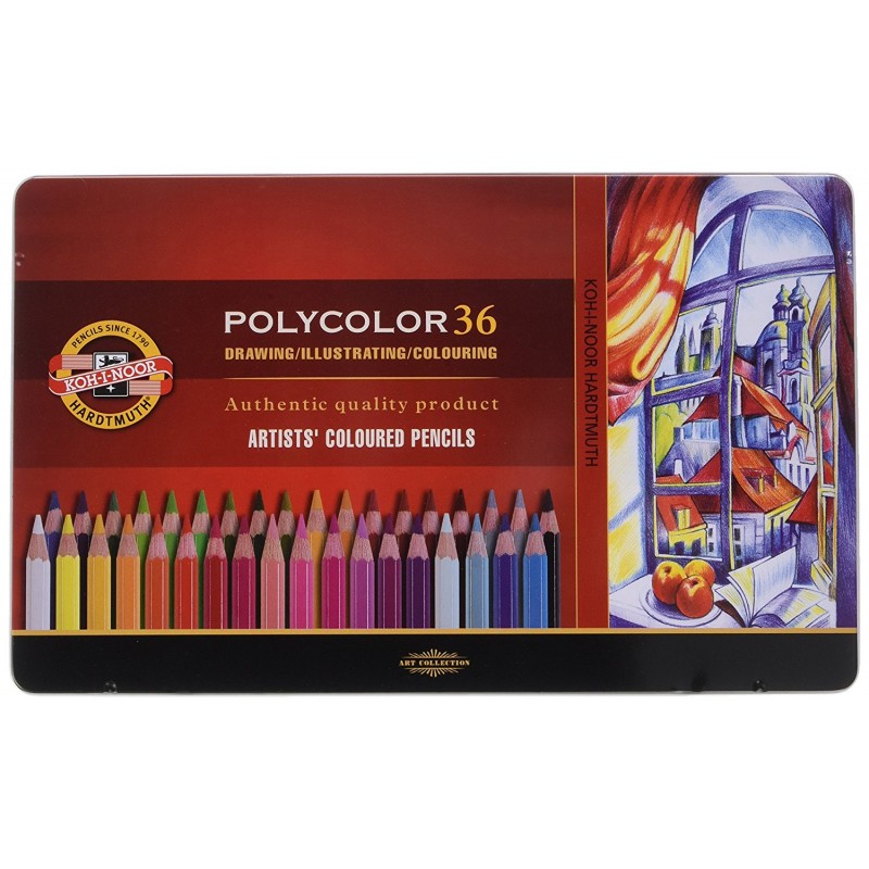 Polycolor pastelové farebné ceruzky KOH 3825/36
