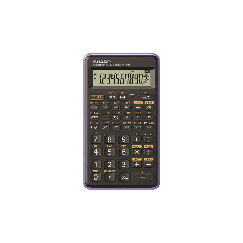 Kalkulačka SHARP EL-501TBVL, fialová